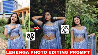 Trending Lehenga Photo Editing Chatgpt | Dream Lehenga Photo Editing Prompt | Chatgpt Photo Editing screenshot 5
