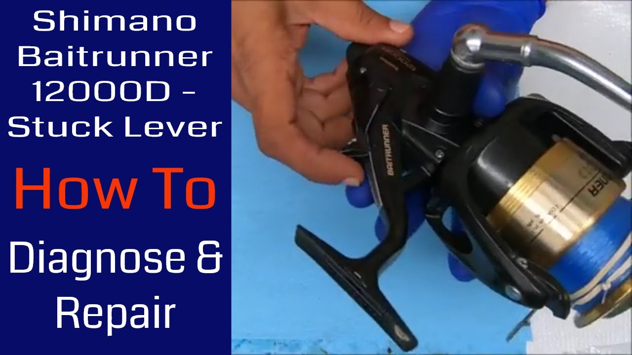 Shimano Baitrunner 12000D Stuck Lever: Fishing Reel Repair 