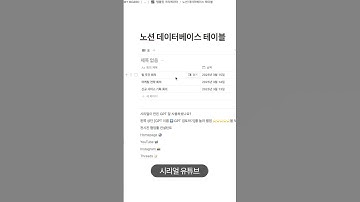 ChatGPT 이 기능 몰랐다면? Notion DB 만들 때 시간 10배 낭비 중 GPTs 를 활용한 노션 데이터베이스 빠르게 만들기 #notion #노션 #chatgpt