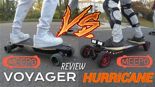MEEPO VOYAGER VS MEEPO HURRICANE | Best Street Performance Board -  Review & Race Test