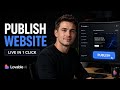 how to publish lovable website
