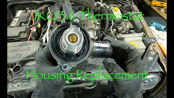Thermostat Housing and Coolant Temperature Sensor Replacement on JK/JKU