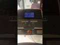 treadmill error