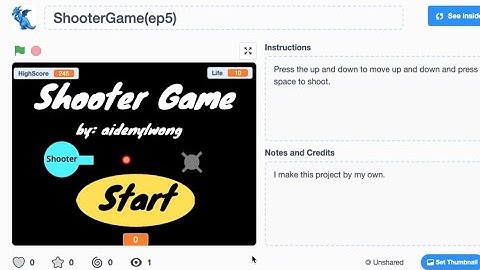 Scratch Tutorial - Shooter Game Episode 5