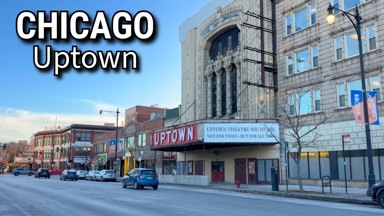 Chicago Winter Walk - Uptown Neighborhood Walking Tour On Wednesday | February 11, 2026 | 4K 60fps