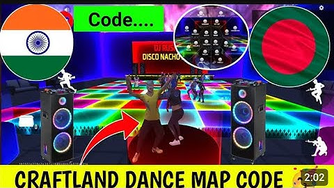 DISCO NACCHO MAP PASSWORD 🔑 NEW TRENDING DANCE MAP CODE FREE FIRE | NEW CRAFTLAND MAP CODE 