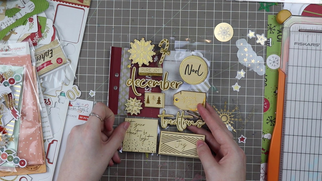 12 Days of Christmas Stories Hop - Day 5! // Interactive December Daily Pages! diya tailors