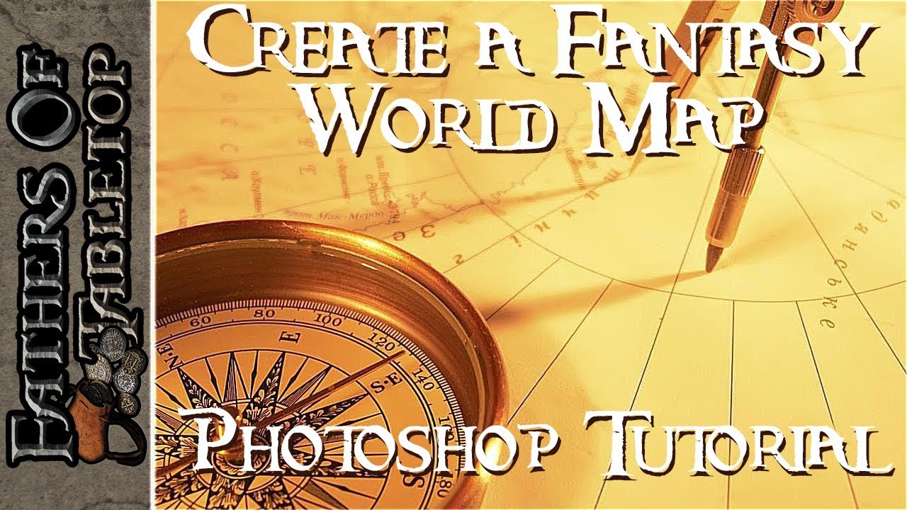 Tabletop Tutorials Create A Fantasy World Map Photoshop Tutorial
