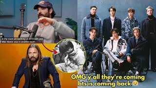 Download Lagu Jon Bellion \u0026 Max Martin working directly on BTS' album... but it's crazy seeing it unfold😭 MP3