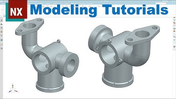 Siemens NX Modeling Tutorials #39 | Design 3D Part | Practice Exercises for Beginers
