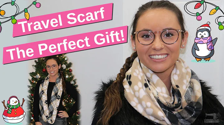 Sew a TRAVEL SCARF with a ZIPPER POCKET! Stylish, ...
