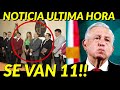 PARA FUERA! SE VAN 11 HICIERON LO IMPERDONABLE EL PRESIDENTE NO PERDONÓ INFORME DE ÚLTIMA HORA