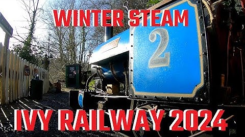 Ivy Railway Winter Steam. 7 1/4 Inch Gauge Minimal / Miniature Railway