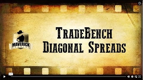 Trade Bench Journal - Logging Diagonal Spreads