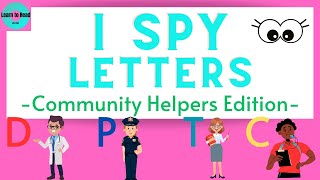 Learn Letters & Sounds with Community Helpers:👮🏽‍♀️👨🏻‍🚒 An Interactive "I Spy" Game