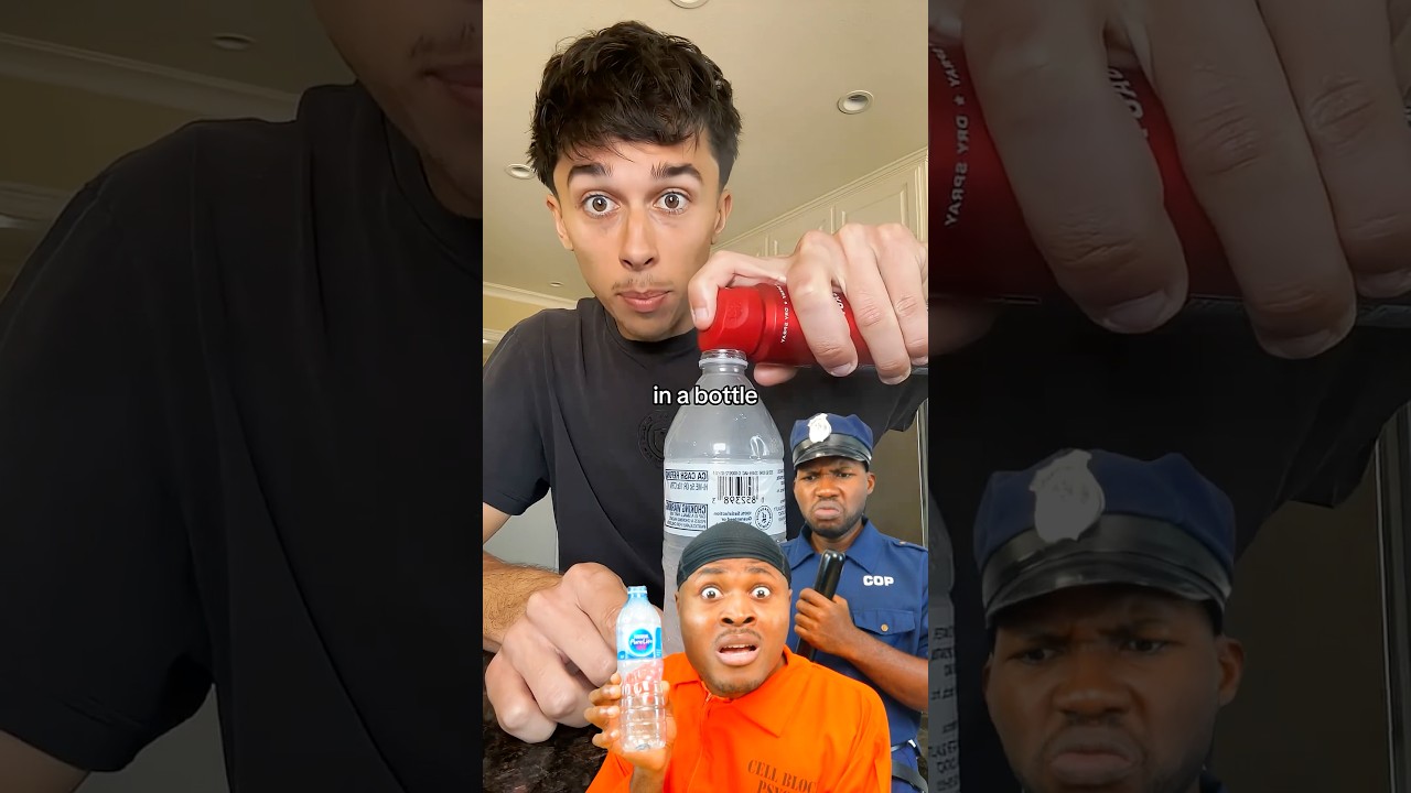 I Tested The Exploding Water Bottle 😱 @tyler.vitelli