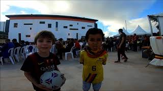 Match Belgique Angleterre a l Ecole Belge de Casablanca