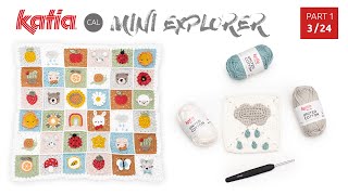 CAL Mini Explorer ? PARTE 1 Granny 3D Nube [3/24] ☁️ Manta de bebé a crochet