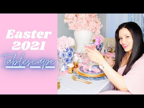 Video: How To Decorate A Table For An Easter Celebration