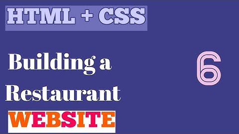 Building a Restaurant Website -6- Building the Navbar - part 4