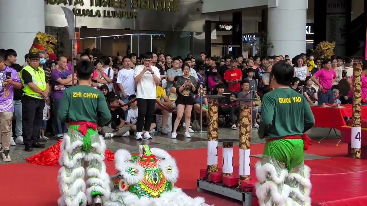 Lion Dance Performance at Times Square 