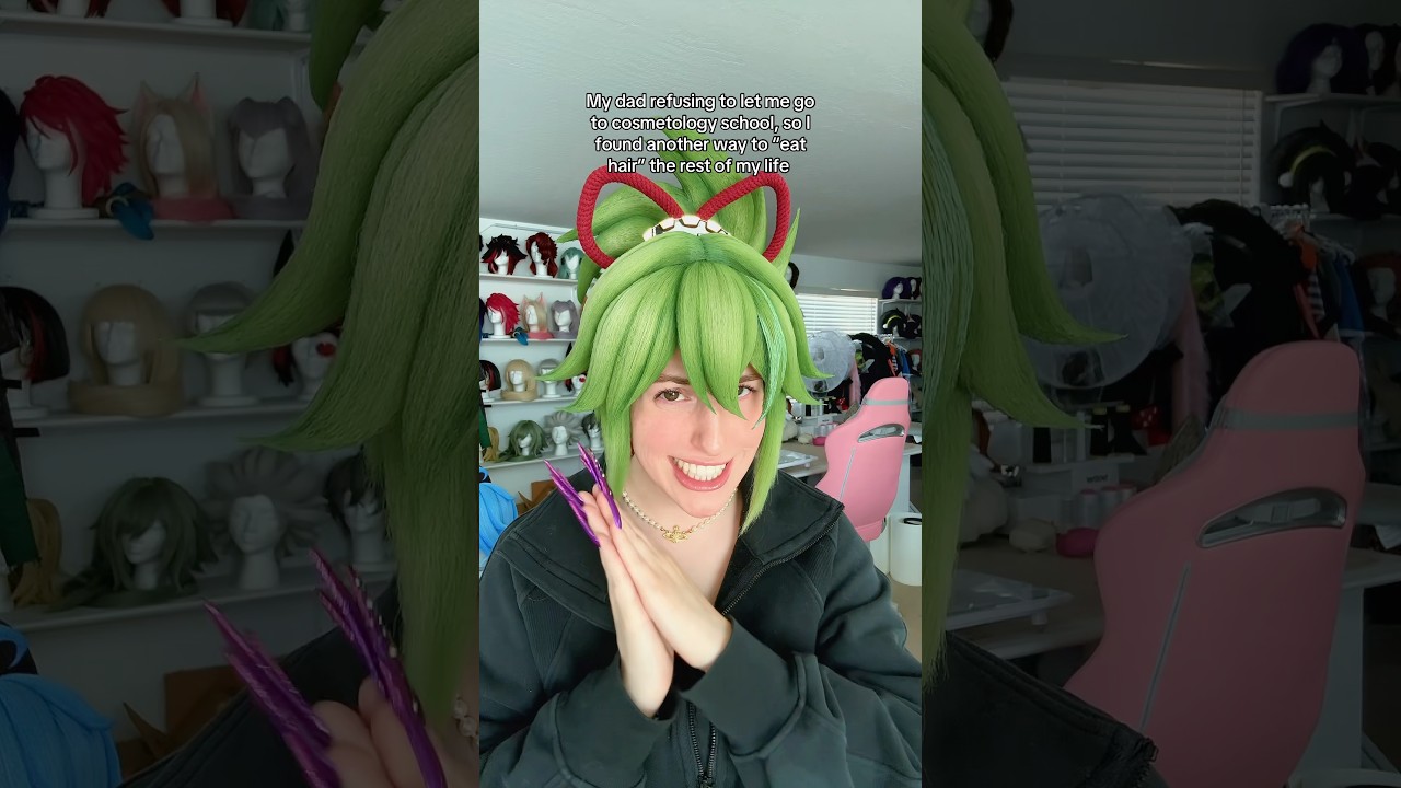 No Cosmotology, No problem ! #wigstyling #cosplay #wigs #cosplaywigs #genshinimpact