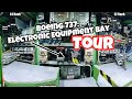 Boeing 7378 max electronic equipment bay tour