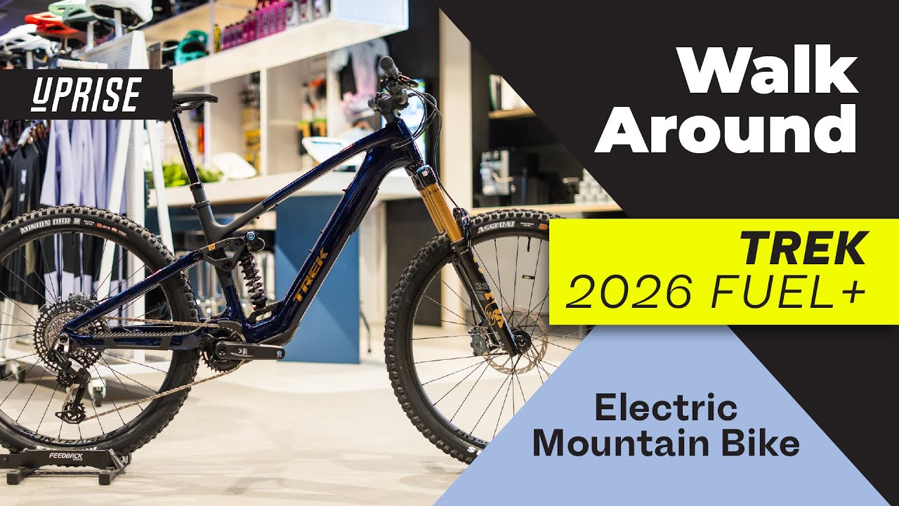 2026 TREK FUEL+ 9.8 Eagle 90 Electric Mountain Bike Walk Around