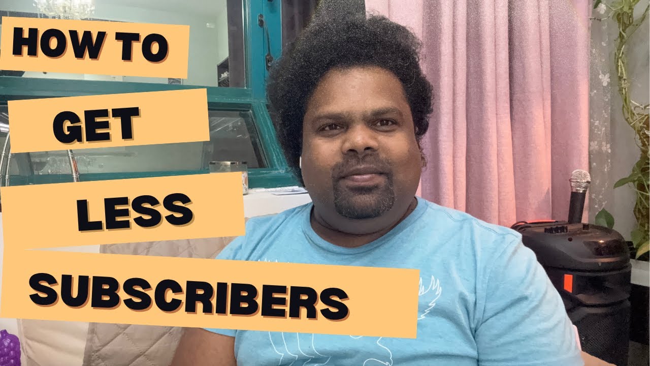 How to get less subscribers and likes for your YouTube channel🤪 - YouTube