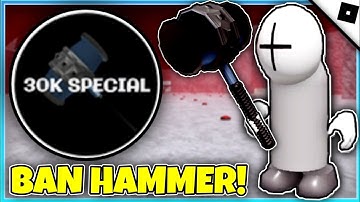 How to get "30K GROUP MEMBERS!" BADGE + BAN HAMMER in GRUNT MADNESS - ROBLOX