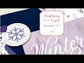 "Winterberry" Winter Themed 1-2-3 Scrapbook Sketch and Layout - December 2019