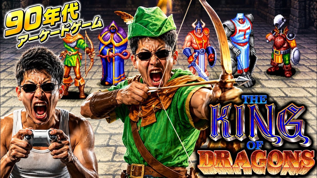 カプコン】ザ・キングオブドラゴンズ90年代アーケードゲーム - YouTube