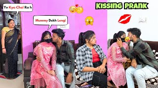 Kissing Prank On Wife IN FRONT OF FAMILY ..GONE EPIC || 24 HOURS Kissing Prank