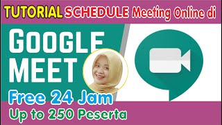 Penjadwalan meeting online di google meet dengan calender