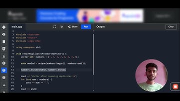Remove Duplicates from a sorted vector