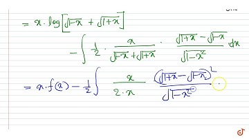 If `int log(sqrt(1-x)+sqrt(1+x))dx=xf(x)+Ax+Bsin^(-1)x+C`, then