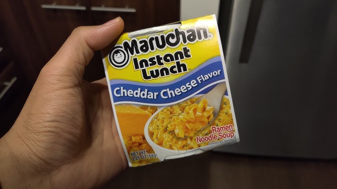 Maruchan Instant Lunch Cheddar Cheese, 2.25 Oz, Pack of 2