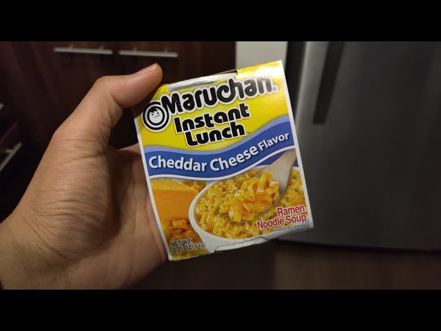 Cheddar cheese ramen noodles recipe