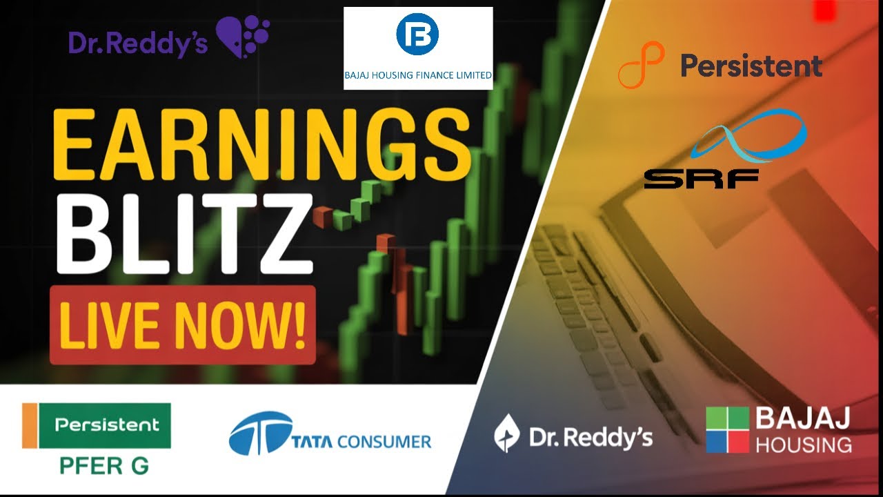 LIVE Market + Q1 FY26 Earnings Blitz: Persistent, Tata Consumer, Dr ...