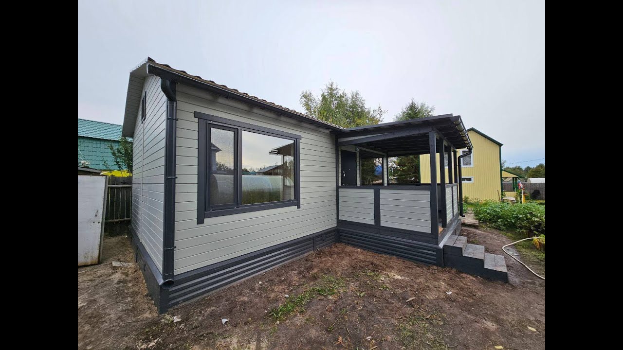 Крымск модульный дом терраса Крымск модульный дом терраса