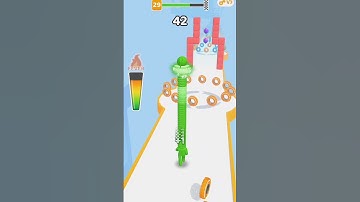 Long neck run 😍 😀 gameplay Android iPhone 😍 all levels #shorts #viral #games #games #gameplay