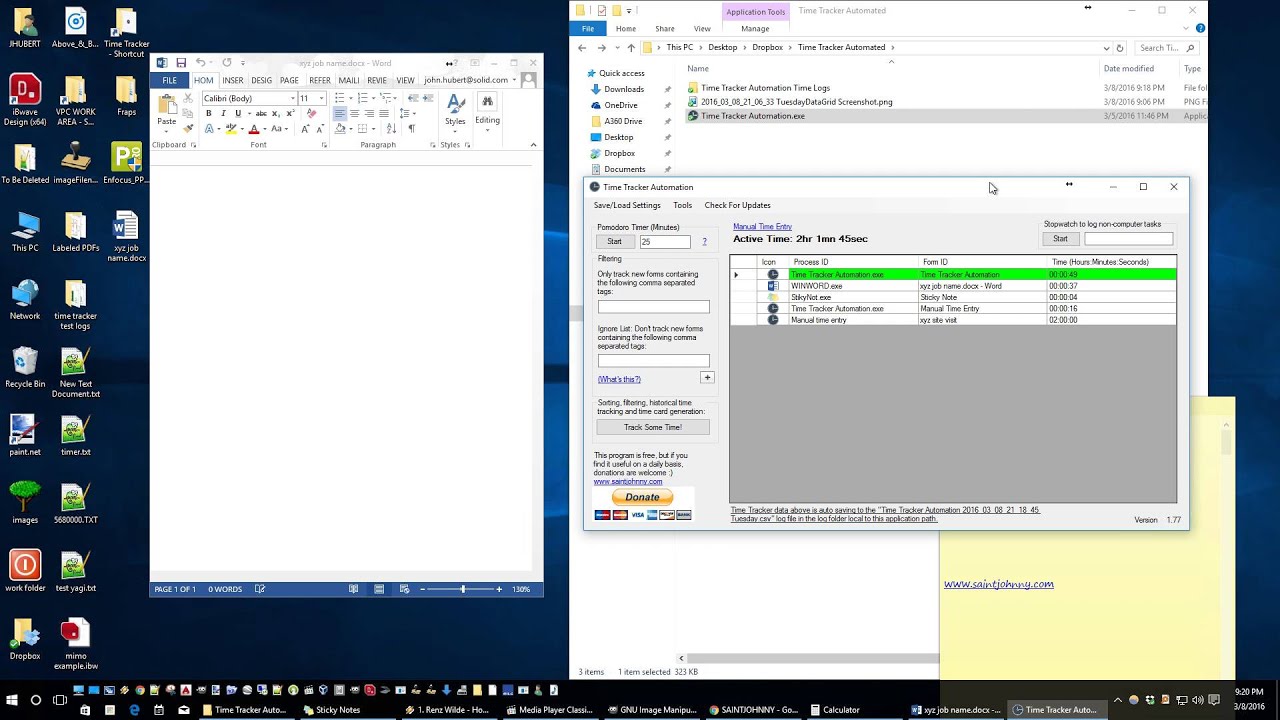 time tracker automation free time management tracking software
