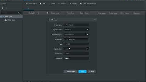DSS Express VTH and VTO Setup Part3
