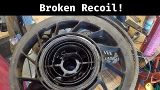 Toro Mower  Broken Pull Start Recoil