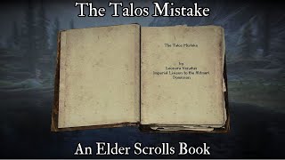 Skyrim - The Talos Mistake - Reading Wo Commentary - Rain Sounds