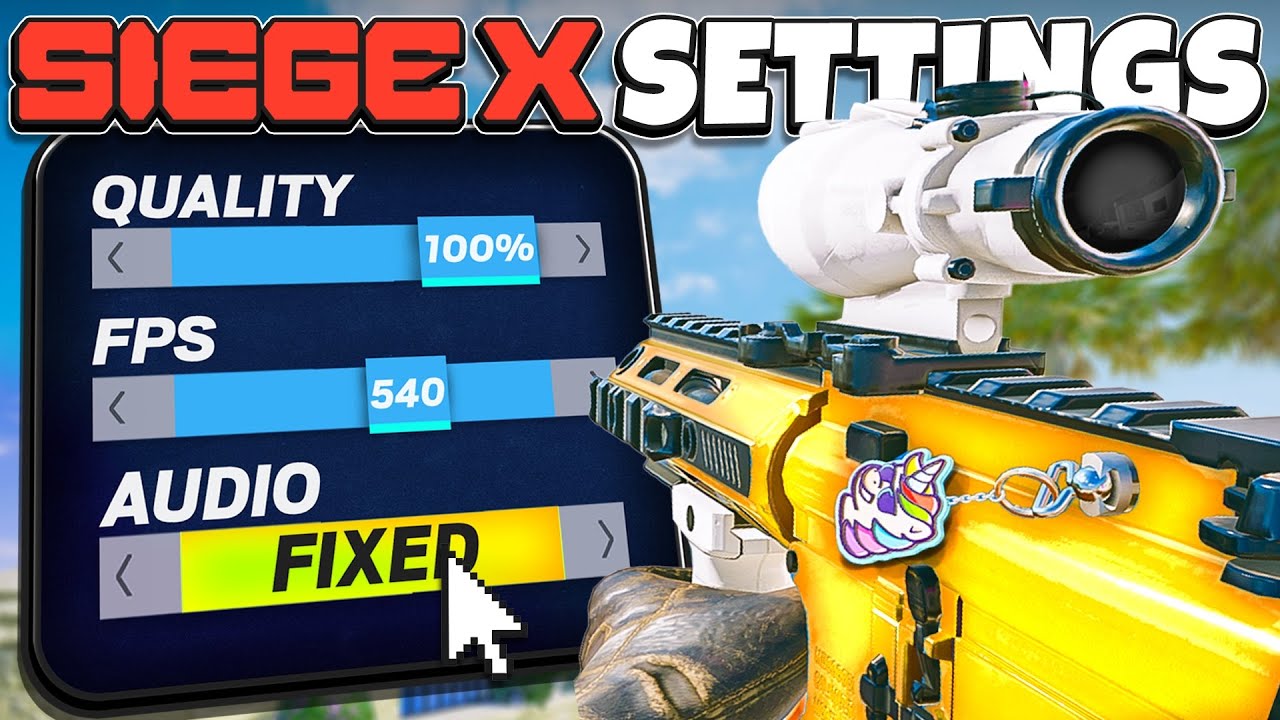The BEST Siege X Settings Guide for YOU - Poxonlox Settings Breakdown