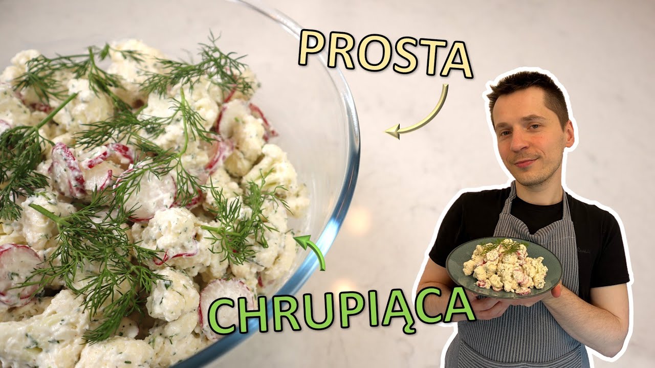 Bajecznie prosta sałatka z chrupiącego kalafiora