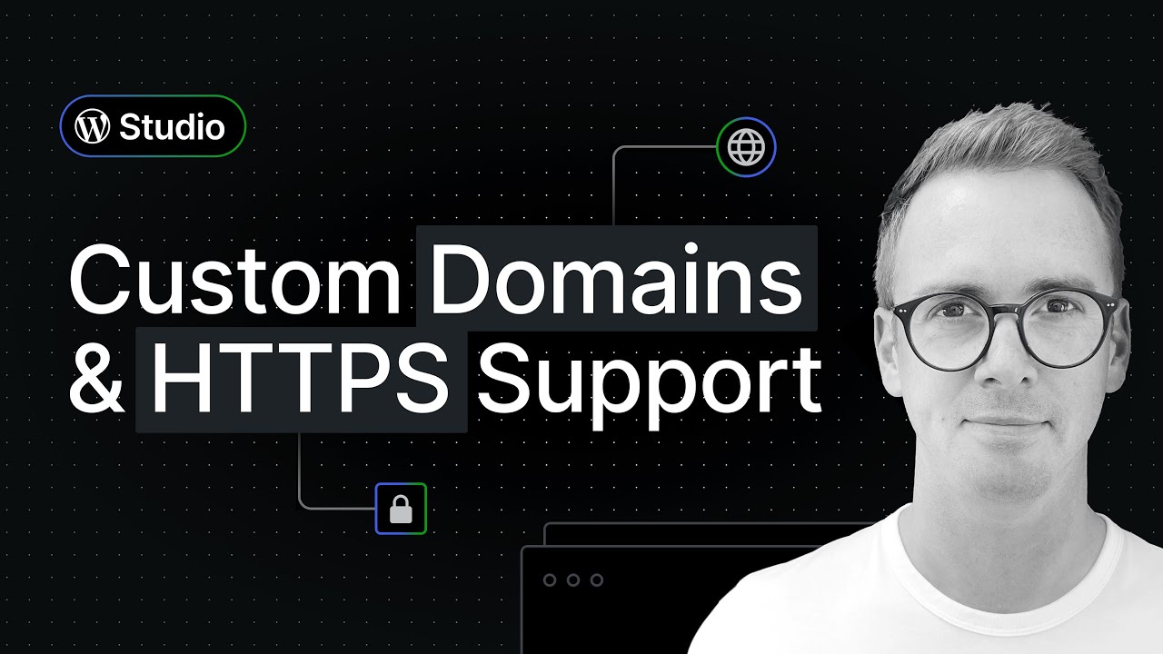 Custom Domains and HTTPS Support in WordPress Studio - YouTube