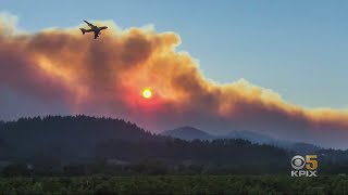 Shifting Wind Pushes Walbridge Fire Toward North Bay Communities