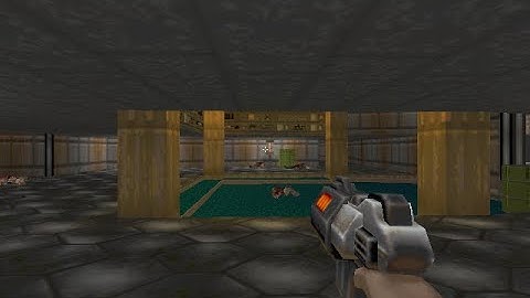 Quake 2 Mission Pack - Doom Conversion  _ Knee Deep In The Dead _ Map 1 "Hangar"